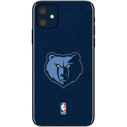 NBA Memphis Grizzlies Distressed iPhone 11 Skin
