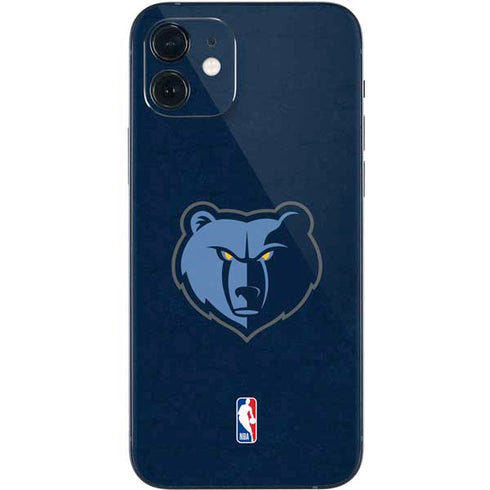 NBA Memphis Grizzlies Distressed iPhone 12 Mini Skin