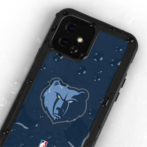NBA Memphis Grizzlies Distressed iPhone 12 Mini Waterproof Case