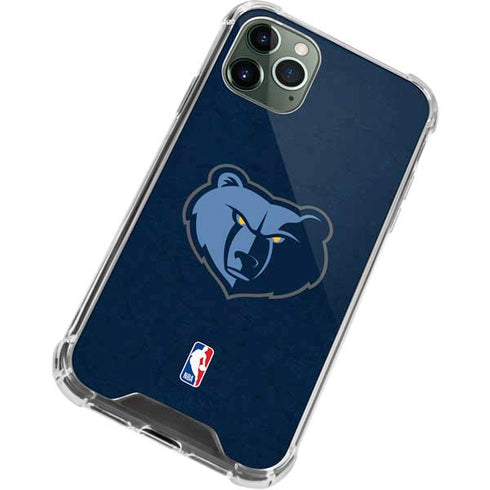 NBA Memphis Grizzlies Distressed iPhone 12 Pro Max Clear Case