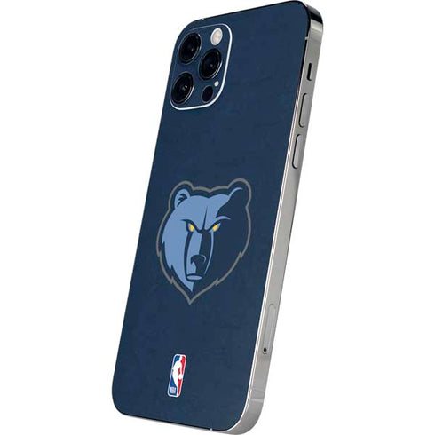 NBA Memphis Grizzlies Distressed iPhone 12 Pro Skin