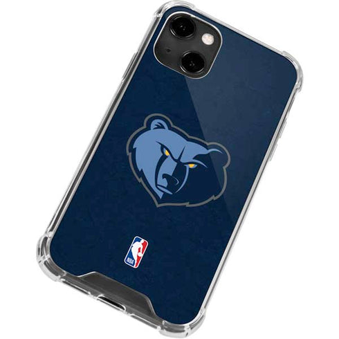 NBA Memphis Grizzlies Distressed iPhone 13 Clear Case
