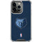 NBA Memphis Grizzlies Distressed iPhone 13 Pro Clear Case
