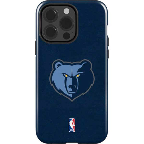 NBA Memphis Grizzlies Distressed iPhone 14 Pro Impact Case