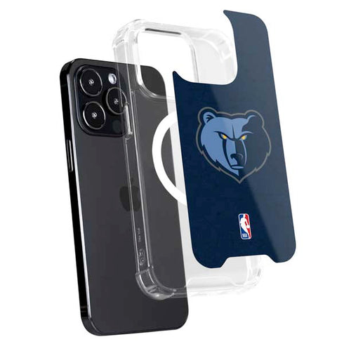 NBA Memphis Grizzlies Distressed iPhone 14 Pro Max MagSafe Case