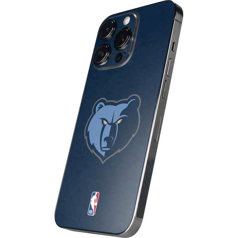 NBA Memphis Grizzlies Distressed iPhone 14 Pro Skin