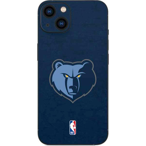 NBA Memphis Grizzlies Distressed iPhone Skins