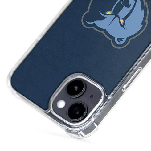 NBA Memphis Grizzlies Distressed iPhone 15 MagSafe Case