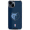 NBA Memphis Grizzlies Distressed iPhone 15 Plus Clear Case