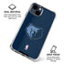 NBA Memphis Grizzlies Distressed iPhone 15 Plus Clear Case