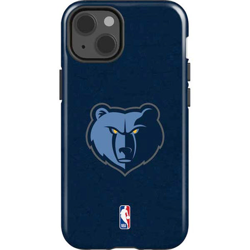 NBA Memphis Grizzlies Distressed iPhone 15 Plus Impact Case