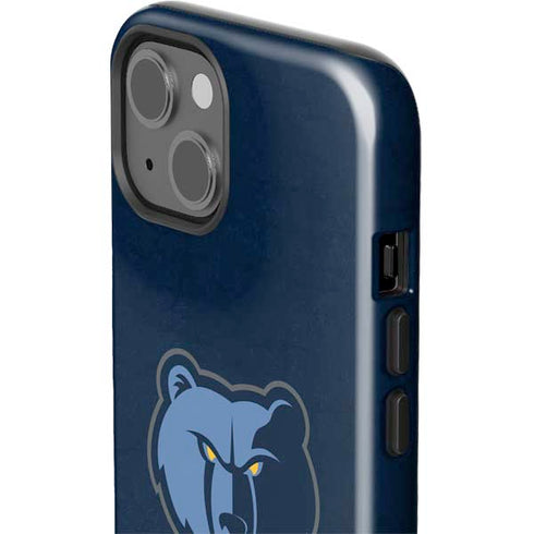 NBA Memphis Grizzlies Distressed iPhone 15 Plus Impact Case