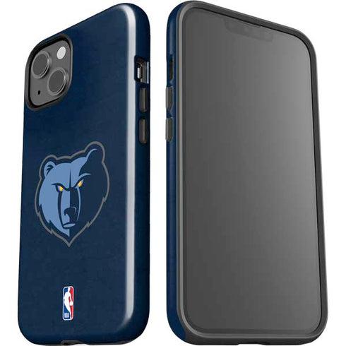 NBA Memphis Grizzlies Distressed iPhone 15 Plus Impact Case