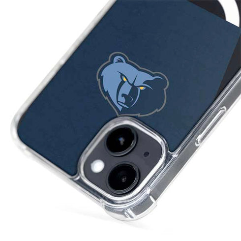 NBA Memphis Grizzlies Distressed iPhone 15 Plus MagSafe Case