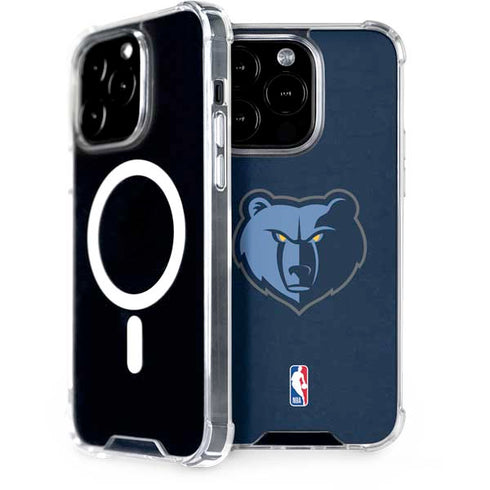 NBA Memphis Grizzlies Distressed iPhone 15 Pro MagSafe Case