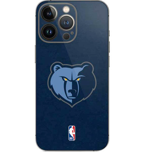 NBA Memphis Grizzlies Distressed iPhone 15 Pro Skin