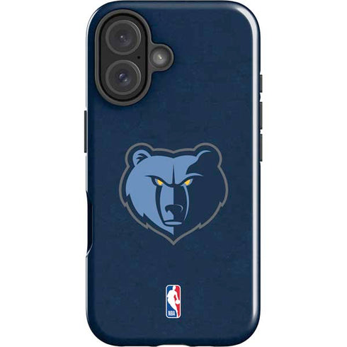 NBA Memphis Grizzlies Distressed iPhone 16 Impact Case