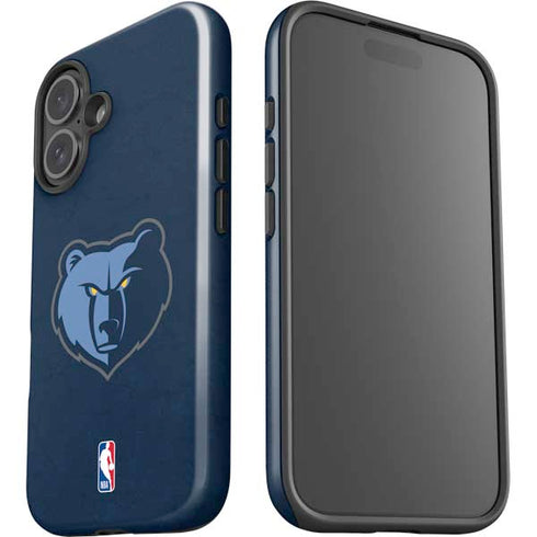 NBA Memphis Grizzlies Distressed iPhone 16 Impact Case