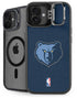 NBA Memphis Grizzlies Distressed iPhone 16 Kickstand Case