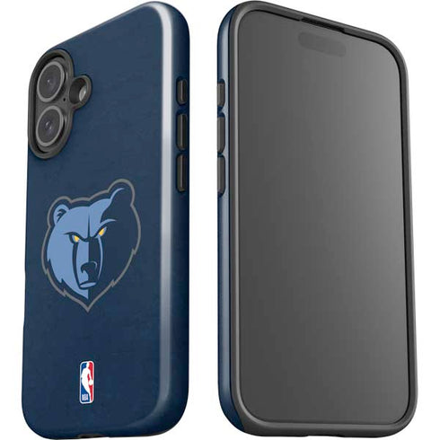 NBA Memphis Grizzlies Distressed iPhone 16 Plus Impact Case
