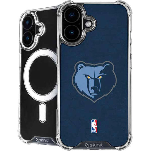 NBA Memphis Grizzlies Distressed iPhone 16 Plus MagSafe Case