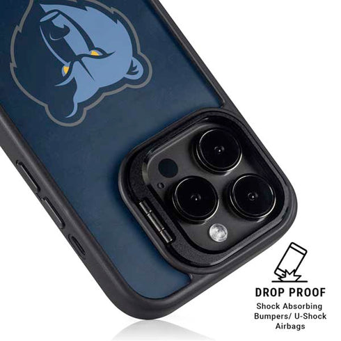 NBA Memphis Grizzlies Distressed iPhone 16 Pro Max Kickstand Case