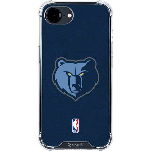 NBA Memphis Grizzlies Distressed iPhone 16e Clear Case