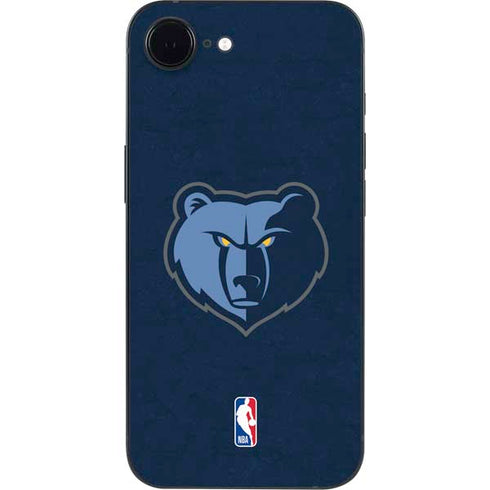NBA Memphis Grizzlies Distressed iPhone 16e Skin