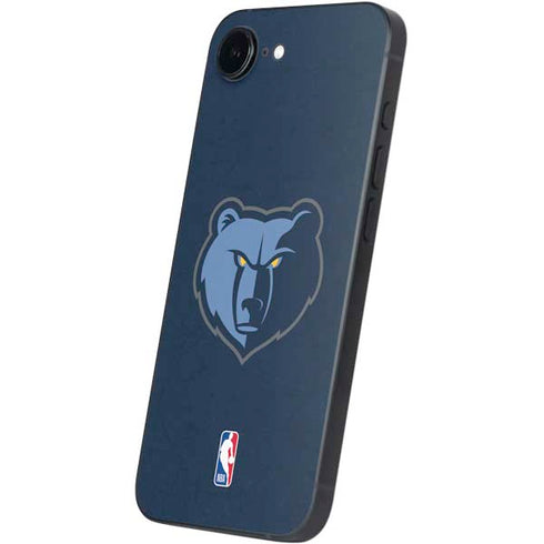 NBA Memphis Grizzlies Distressed iPhone 16e Skin