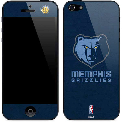 NBA Memphis Grizzlies Distressed iPhone 5/5s/5SE Skin