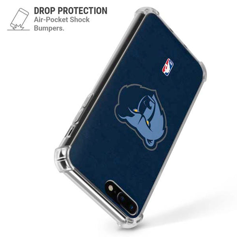 NBA Memphis Grizzlies Distressed iPhone 7/8 Plus Clear Case