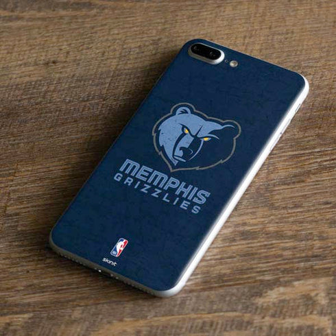 NBA Memphis Grizzlies Distressed iPhone 7 Plus Skin