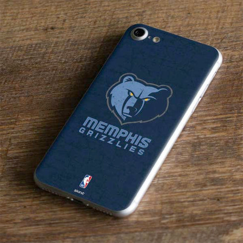 NBA Memphis Grizzlies Distressed iPhone 7 Skin