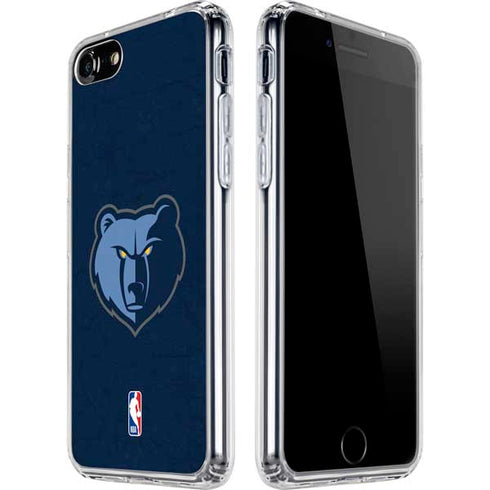 NBA Memphis Grizzlies Distressed iPhone SE (2nd & 3rd Gen) Clear Case