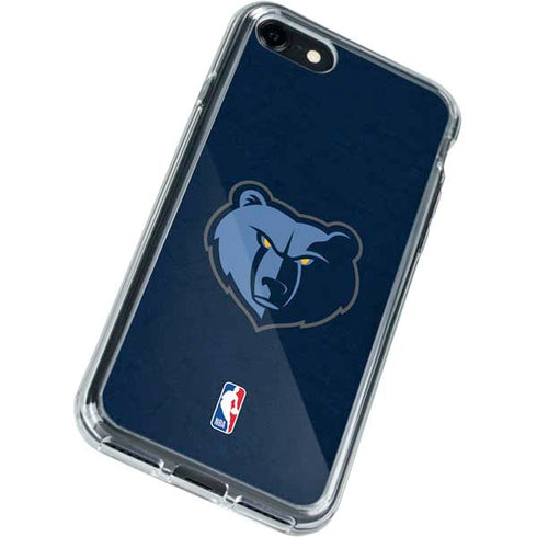 NBA Memphis Grizzlies Distressed iPhone SE (2nd & 3rd Gen) Clear Case