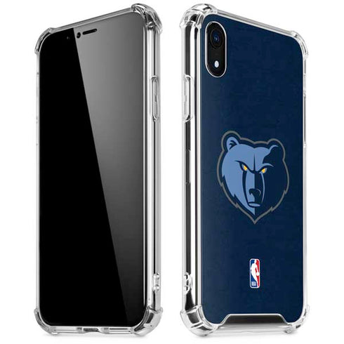 NBA Memphis Grizzlies Distressed iPhone XR Clear Case