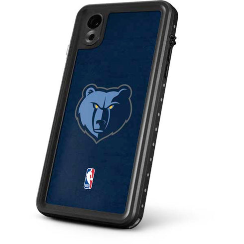 NBA Memphis Grizzlies Distressed iPhone XR Waterproof Case