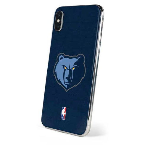 NBA Memphis Grizzlies Distressed iPhone XS Max Skin