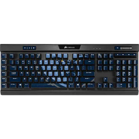 NBA Memphis Grizzlies Distressed K95 RGB PLATINUM Mechanical Gaming Keyboard Skin