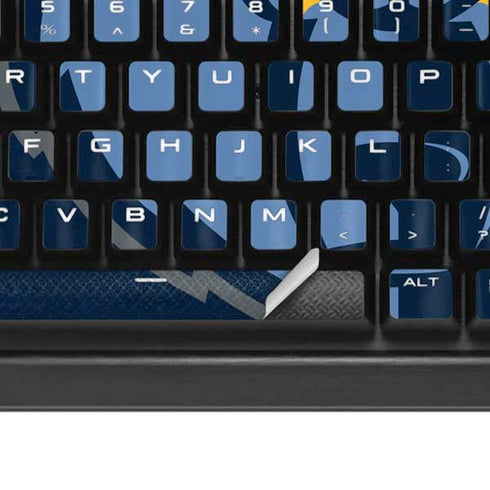 NBA Memphis Grizzlies Distressed K95 RGB PLATINUM Mechanical Gaming Keyboard Skin