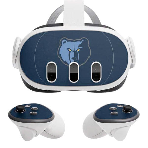 NBA Memphis Grizzlies Distressed Meta Quest 3 Skin