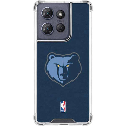 NBA Memphis Grizzlies Distressed Moto G Play 5G (2025) Clear Case