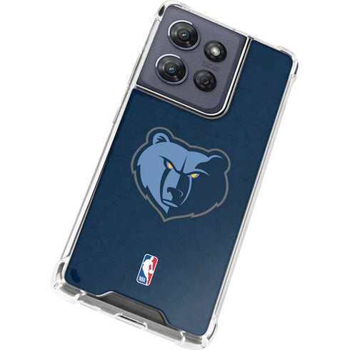 NBA Memphis Grizzlies Distressed Moto G Play 5G (2025) Clear Case
