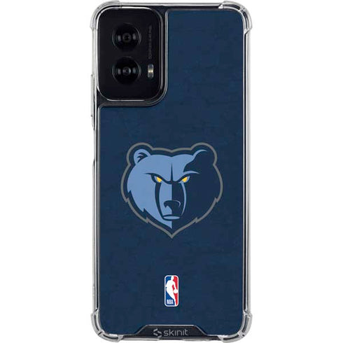 NBA Memphis Grizzlies Distressed Moto G Power 5G (2024) Clear Case