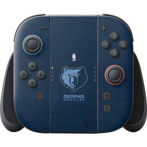 NBA Memphis Grizzlies Distressed Nintendo Switch 2 (2025) Joy-Con Controller Skin