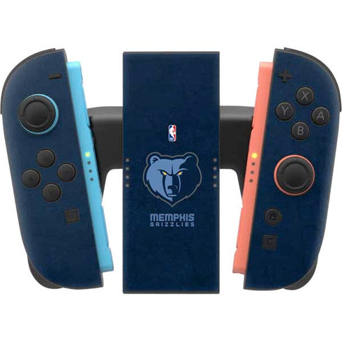 NBA Memphis Grizzlies Distressed Nintendo Switch 2 (2025) Joy-Con Controller Skin