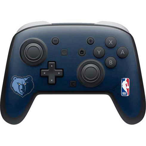 NBA Memphis Grizzlies Distressed Nintendo Switch 2 (2025) Pro Controller Skin