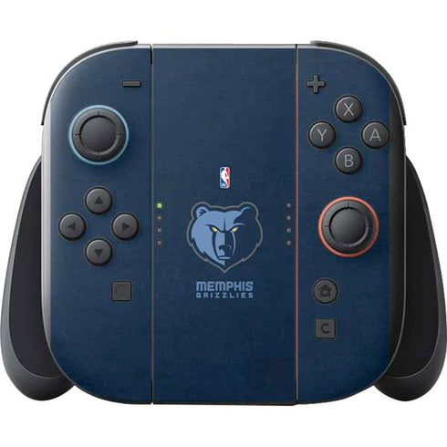 NBA Memphis Grizzlies Distressed Nintendo Switch 2 (2025) with Joy-Con Skin
