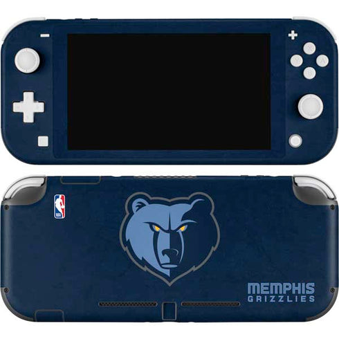 NBA Memphis Grizzlies Distressed Nintendo Switch Lite Skin