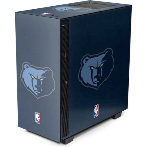 NBA Memphis Grizzlies Distressed NZXT H510 Compact ATX Mid-Tower Case Skin